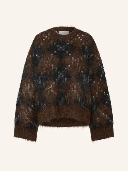 Neo Noir Sweter Roeme braun czarny