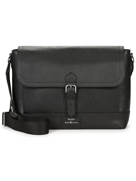 Velik torba Polo Ralph Lauren črna