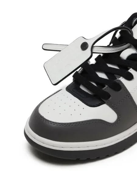 Sneakerși Off-white din piele alb