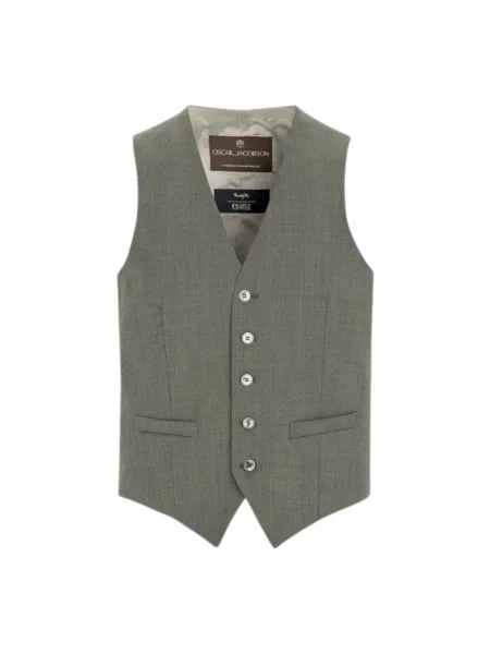 Kamizelka Oscar Jacobson wełniana zielona