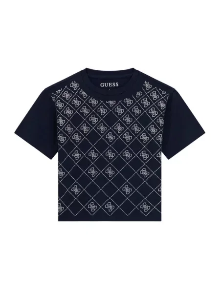 Guess Tricou Bleumarin Boxy Fit