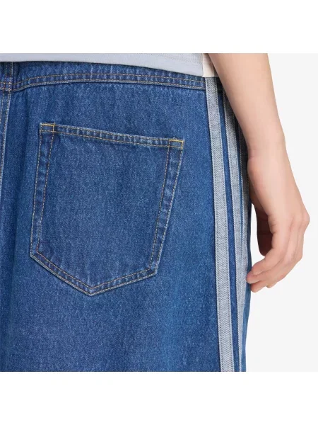 Φούστα adidas Stadium Washed Denim Loose Fit Skirt Preloved Ink M