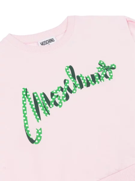 Bluza dziecięca Moschino różowa