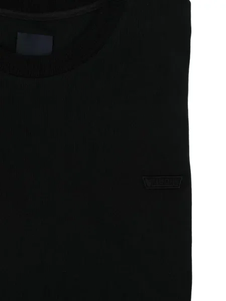 Lung tricou Juun.j cu autograf negru