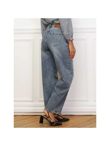 Blugi La Modeuse albastru