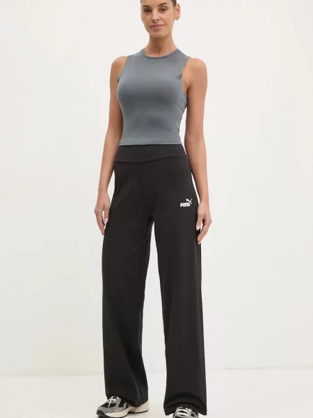 Спортивные штаны Puma с автографом черные