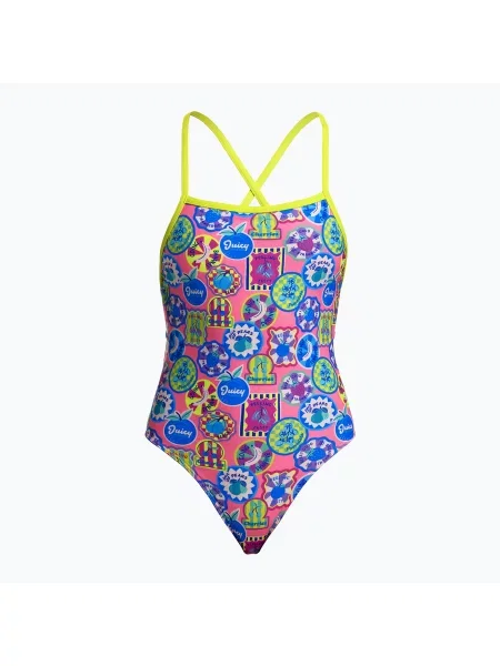 Costum de baie întreg pentru femei Funkita Tie Me Tight One Piece zesty besty