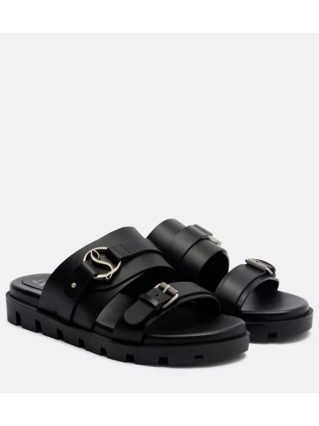 Sandale Christian Louboutin din piele negru