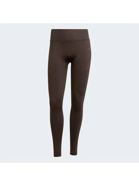 ADIDAS PERFORMANCE Športne hlače WE SCRUNCH temno rjava