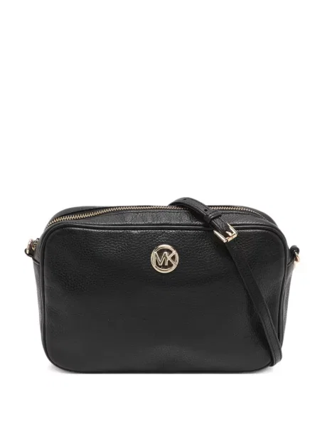 Geanta crossbody Michael Kors cu autograf negru