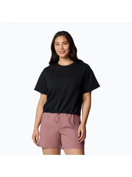 Tricou pentru femei Columbia Granite Point Knit black negru