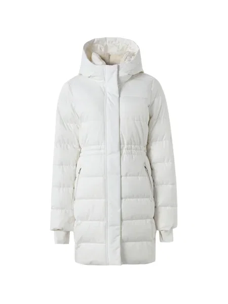 HOLLISTER Zimní kabát bílá