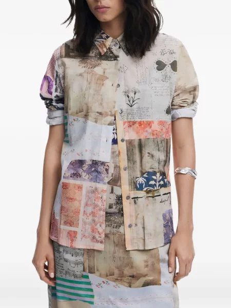 Риза Desigual с принт