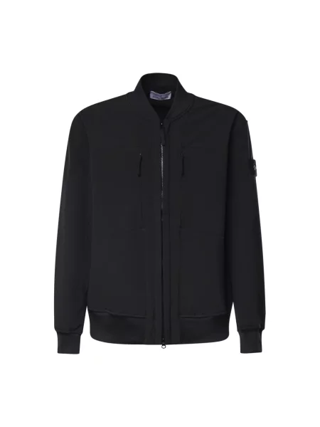 Kurtka bomber Stone Island z kamieniami czarny