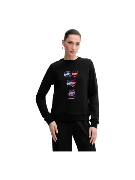 Karl Lagerfeld bluza z nadrukiem czarny