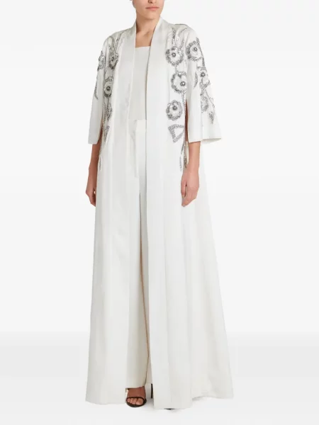 Flitteres kabát Temperley London fehér