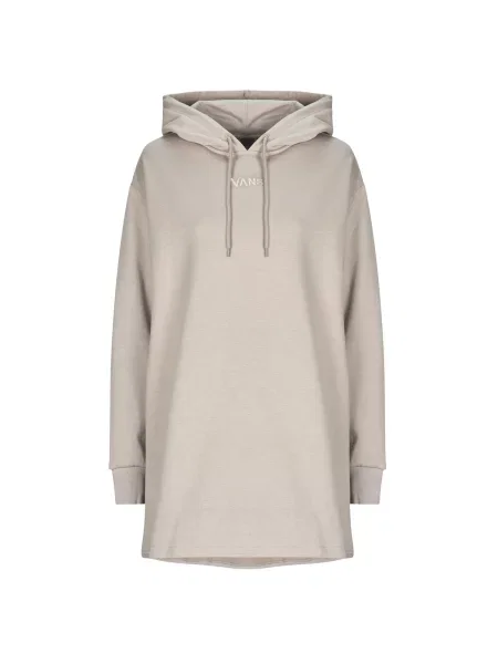 Obleka mini obleka Vans iz flisa bež