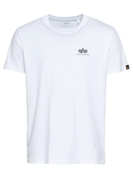 ALPHA INDUSTRIES Tricou negru alb