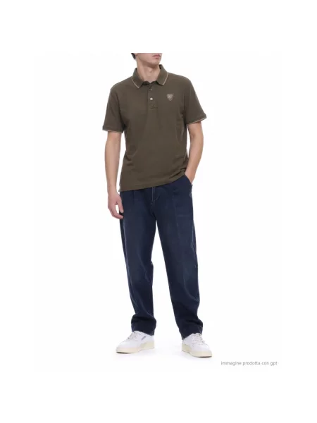 Koszulka polo Blauer zielona
