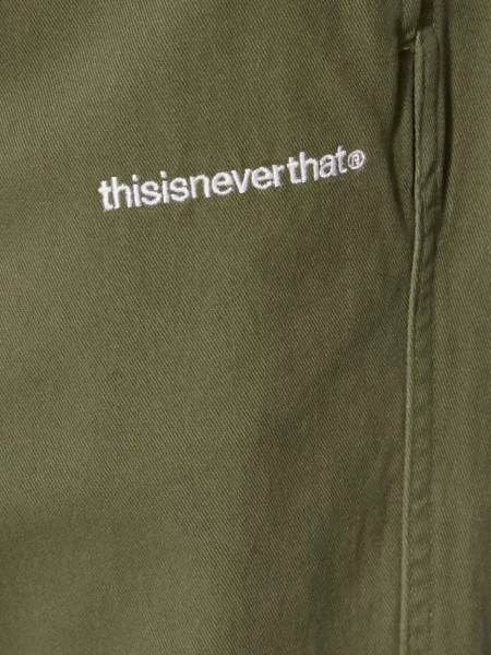 Pantaloni This Is Never That verde