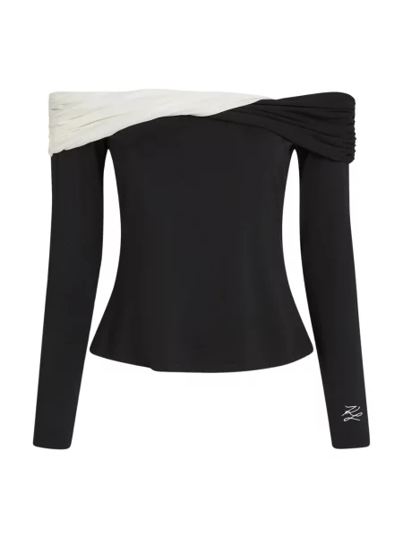 Top Karl Lagerfeld czarny