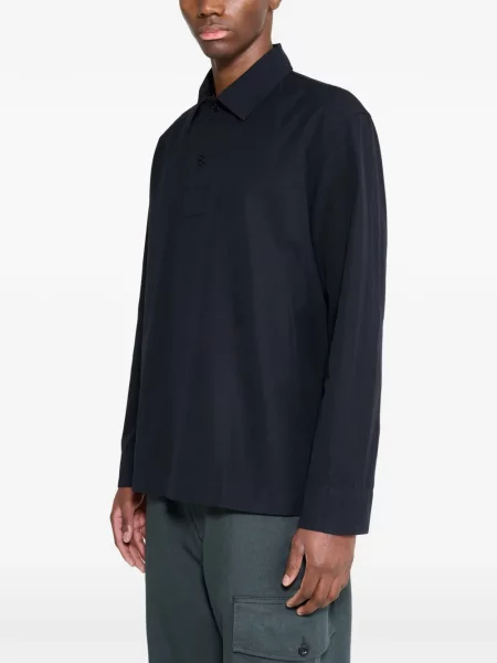 Tricou polo Margaret Howell negru
