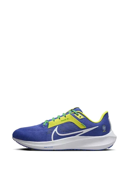 Top Nike tricotate alergare cu talie înaltă albastru