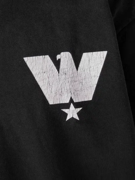 Tricou Willy Chavarria cu imagine negru