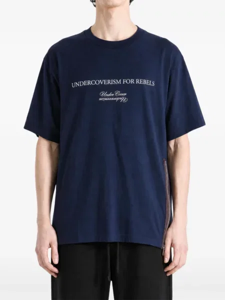 Tricou Undercover cu imagine albastru