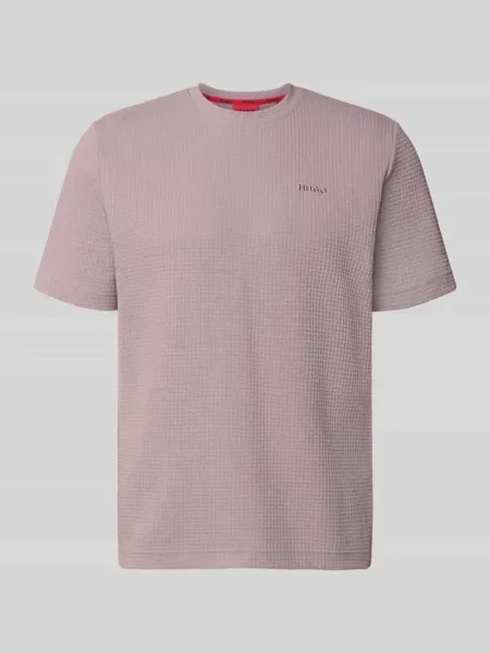 T-shirt o kroju regular fit z mieszanki bawełny model AUSTIN' Hugo