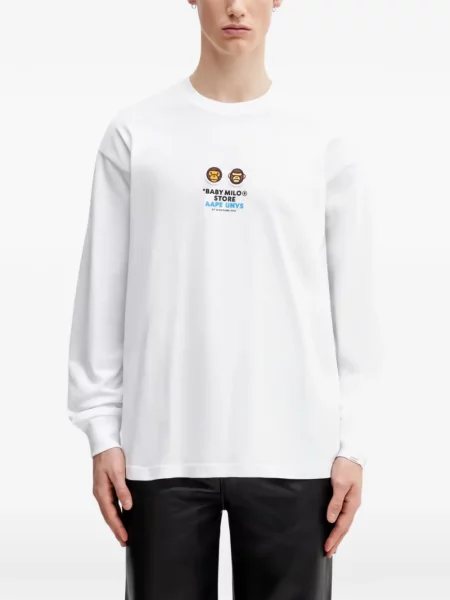 Koszulka dziecięca Aape By A Bathing Ape biała