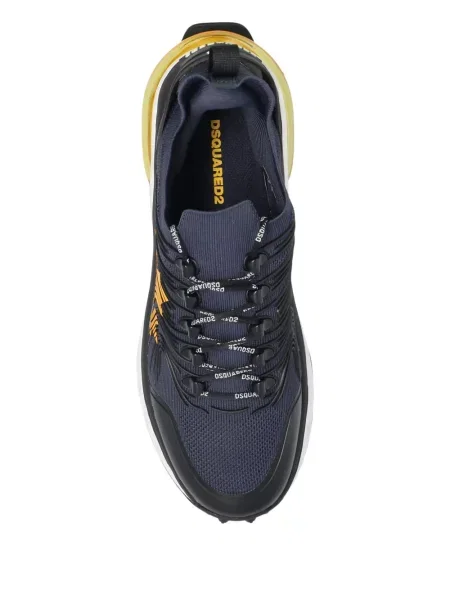 Sneakers Dsquared2 με κορδόνια με δαντέλα μαύρο