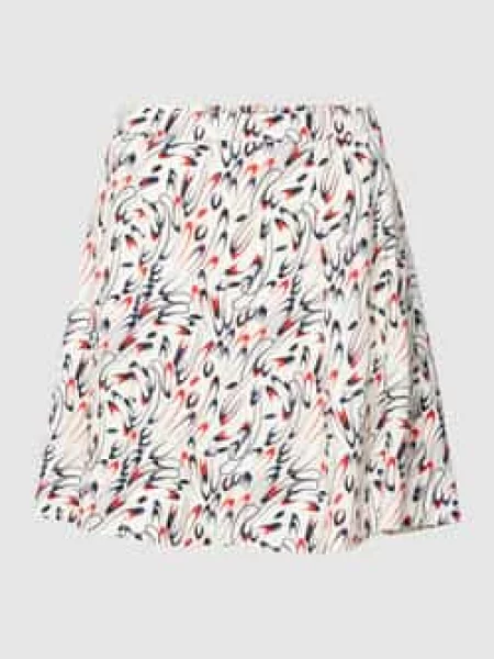 Spódnica mini z wzorem na całej powierzchni Tommy Hilfiger
