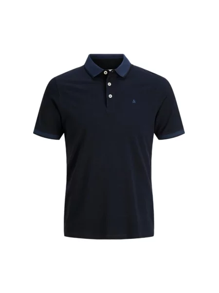 Koszulka polo o kroju slim fit z dodatkiem model ‘Paulos’ Jack & Jones niebieska