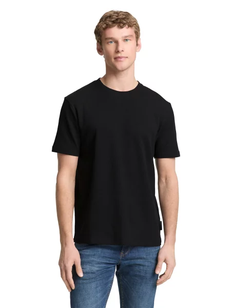TOM TAILOR DENIM Tricou negru