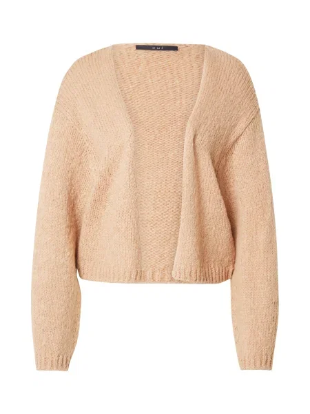 OUI Geacă tricotată deschis maro