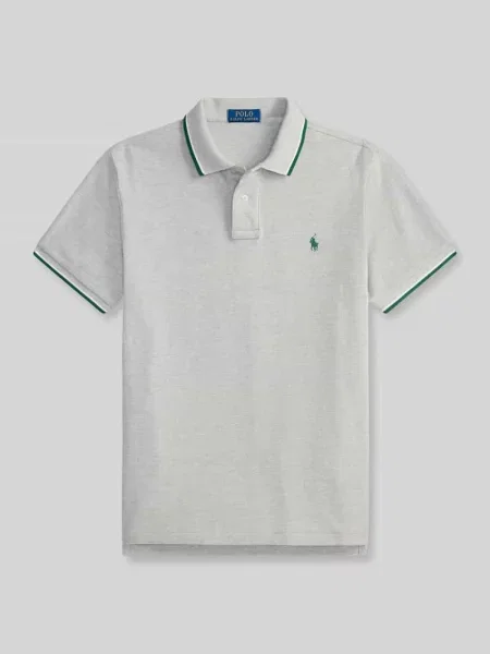 Koszulka polo o kroju regular fit z czystej bawełny z paskami w kontrastowym kolorze Polo Ralph Lauren