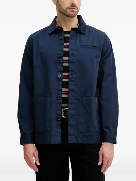 Gulerat geacă Barbour de catifea cord albastru