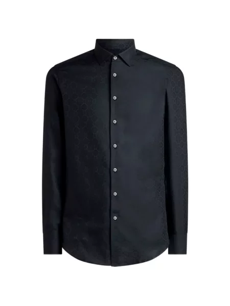 Cămașă Etro din jacard negru