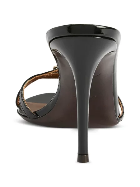 Mules Giuseppe Zanotti με αγκράφα μαύρο