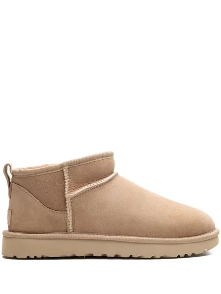 Semišové klasické kotníkové boty Ugg béžové