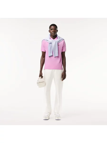 Поло Lacoste розовое