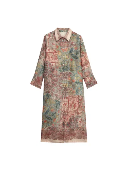 Wielobarwność sukienka koszulowa Oltre