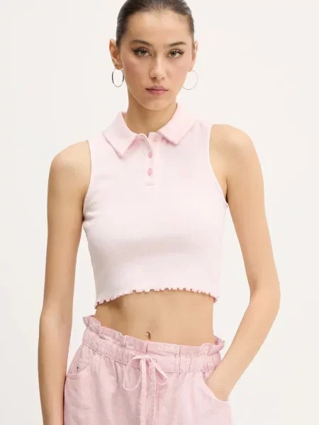Top Tommy Jeans ružičasta
