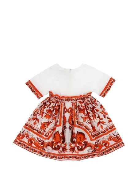 Sukienka dziecięca Dolce And Gabbana biała