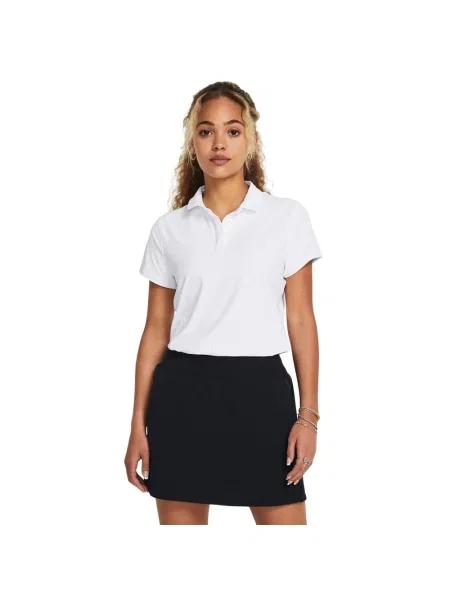 Polo Under Armour alb