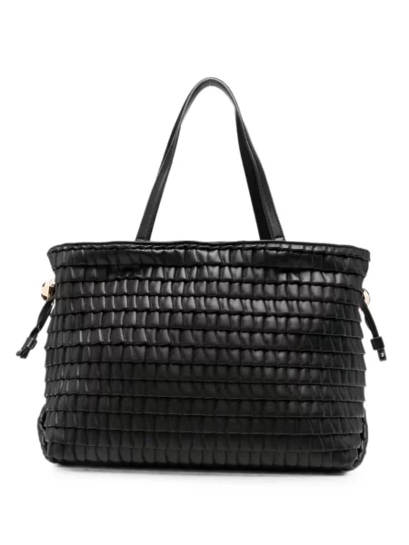 Τσάντα shopper Liu Jo με κορδόνι μαύρο