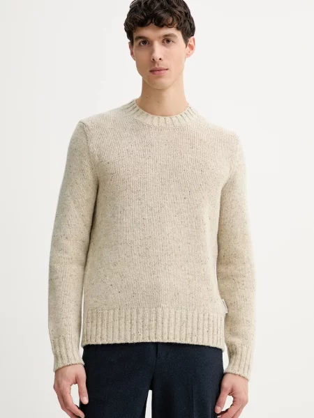 Marc O'Polo pulover din amestec de lână bej