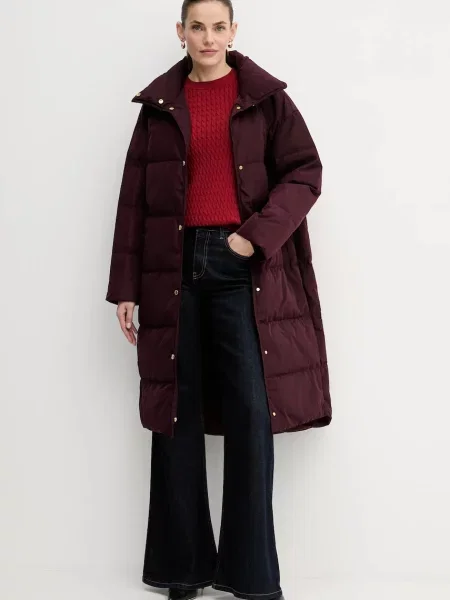 Tommy Hilfiger Palton de iarnă Vișiniu bordo
