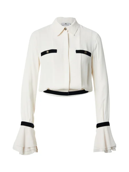 Elisabetta Franchi Cămașă Écru alb